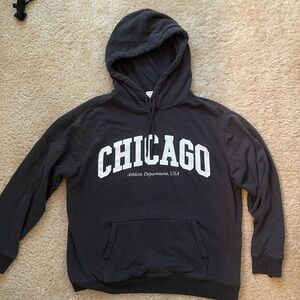 H&M Black Hoodie athletic department